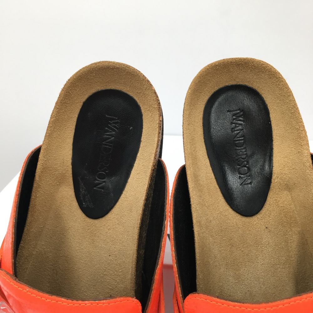 JW Anderson - GOMMA- Orange / Chain Transparent Loafer Men’s Size EU 43 US 10 - Picture 7 of 16